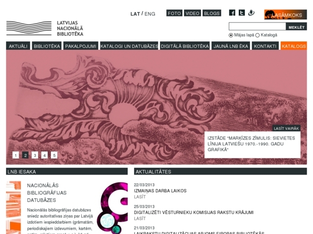 Latvijas Nacionālā bibliotēka, 
